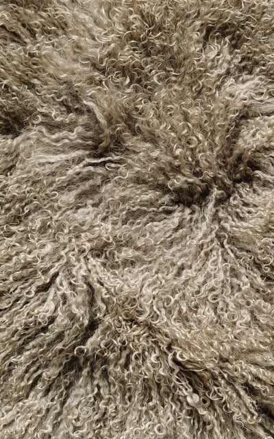 Pelzdecke Tagesdecke Überwurfdecke - mangolisches Lammfell