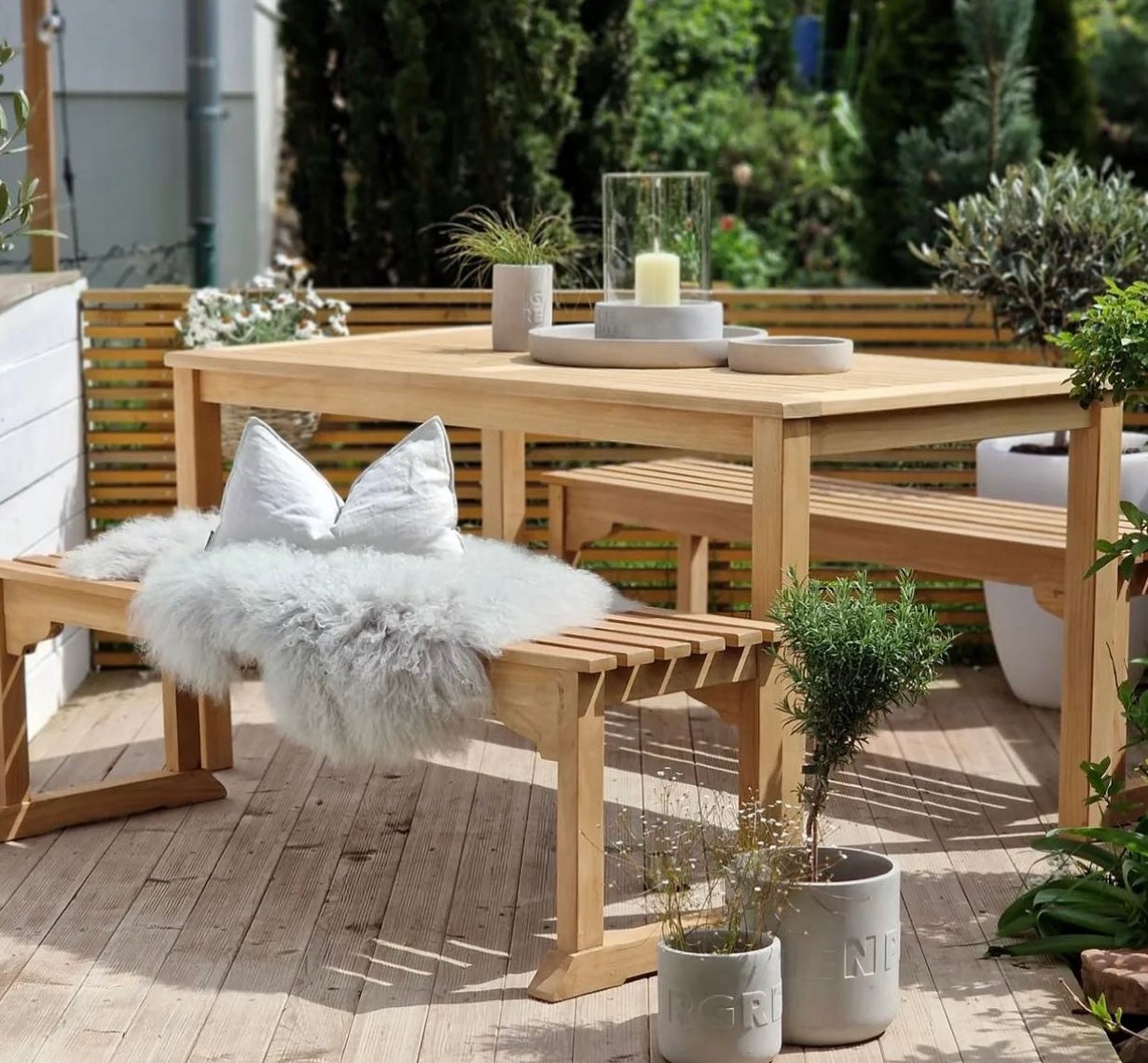 Tibet Lammfell in hellgrau