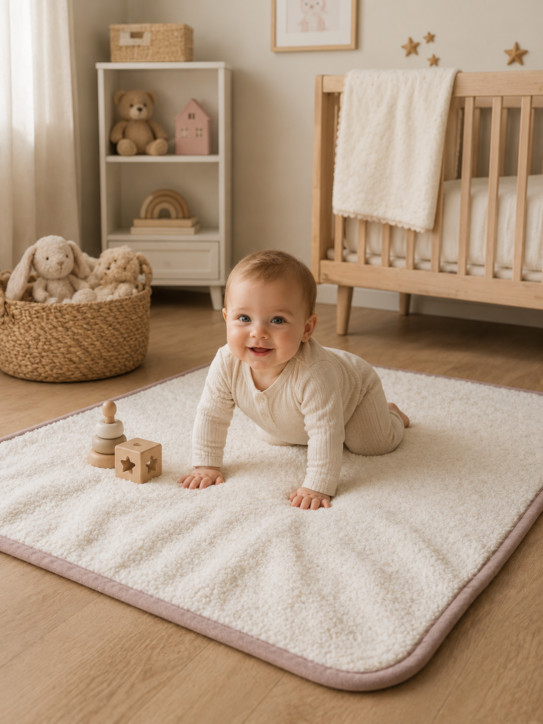 Kuschelige Babydecke Geschenk zur Geburt